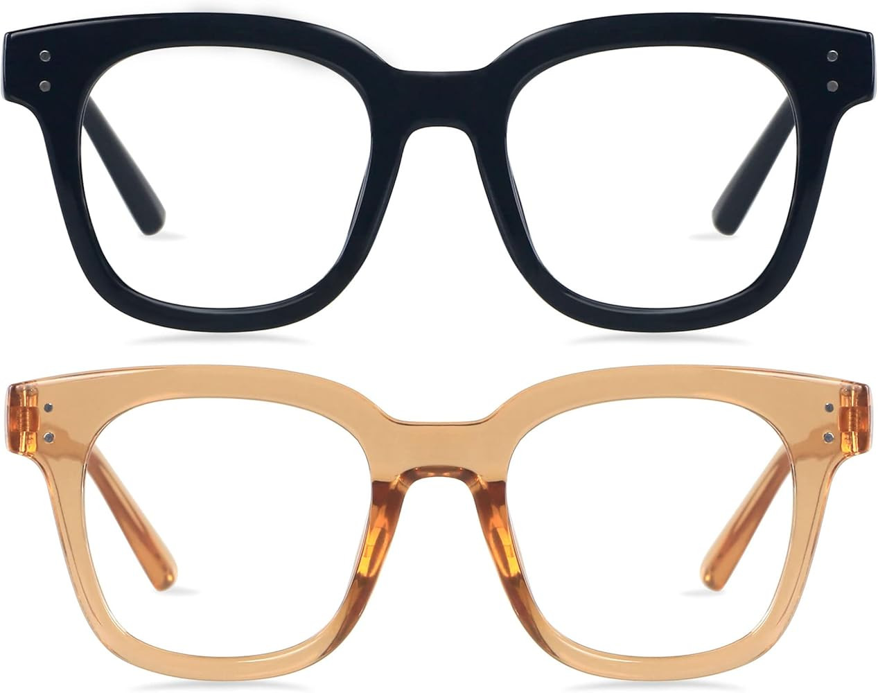 ANDWOOD Blue Light Blocking Glasses Women Computer Screen Oversized Bluelight Blocker for Big Hea... | Amazon (US)