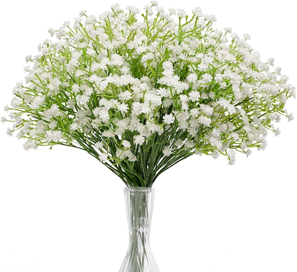 N&T NIETING Baby Breath Flowers Artificial, 10Pcs Fake Gypsophila Plants for Wedding Bouquets Par... | Amazon (CA)