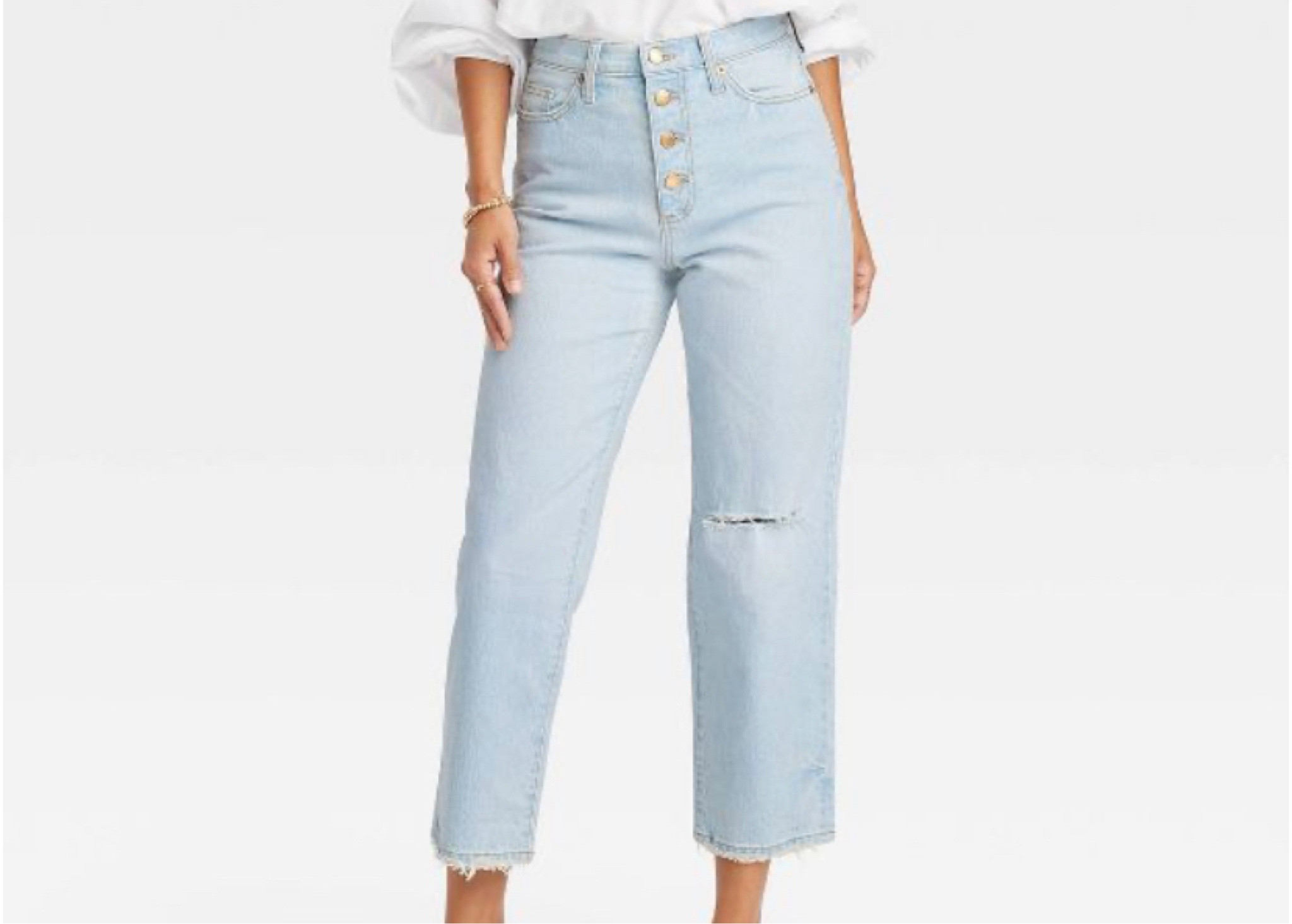 30% womens jeans at Target for the Labor Day sale! Love these cropped denim jeans 

#LTKSale #LTKsalealert
