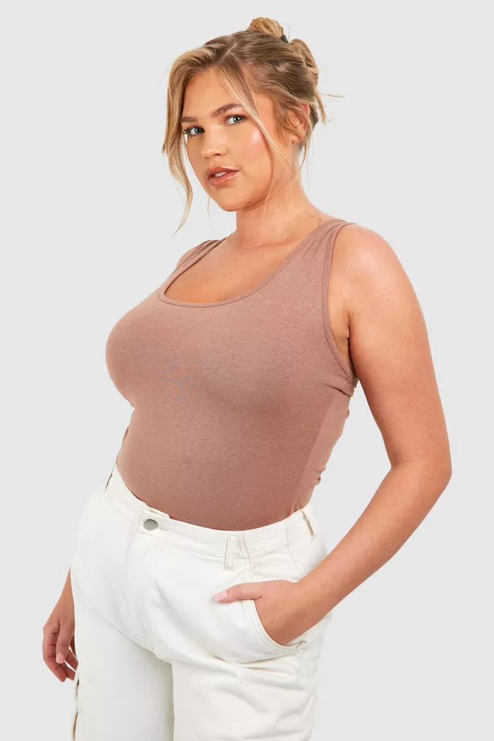Plus Premium Super Soft Strappy Bodysuit | boohoo (US & Canada)