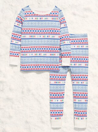 Printed Snug-Fit Pajama Set for Toddler & Baby | Old Navy (US)