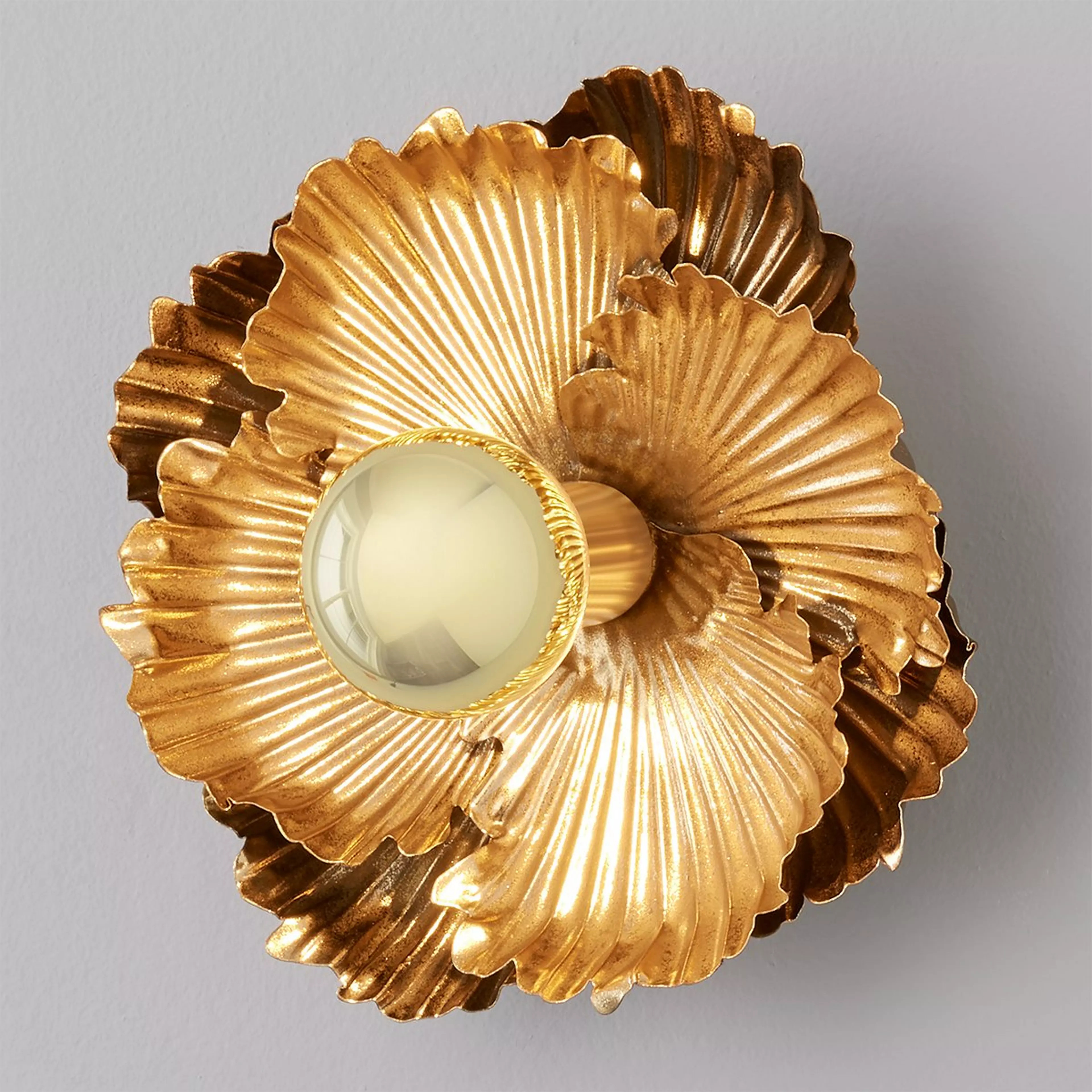 Glam Lotus Flower Sconce | Shades of Light