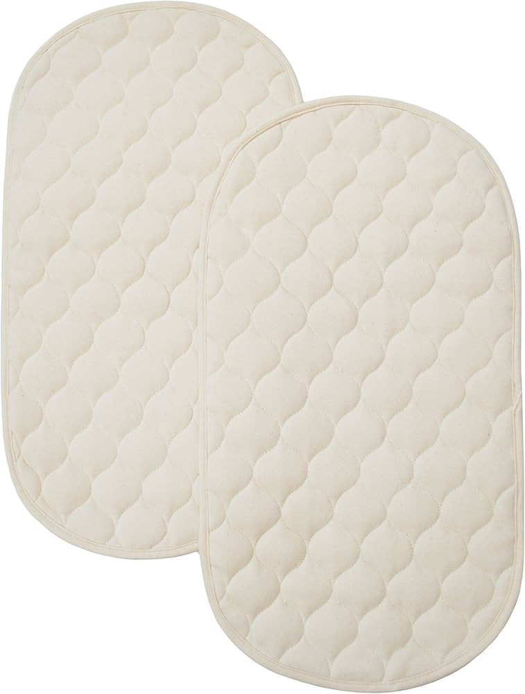 TL Care 2 Pack Waterproof Quilted Playard Changing Table Protector Pads Made with Organic Cotton ... | Amazon (US)