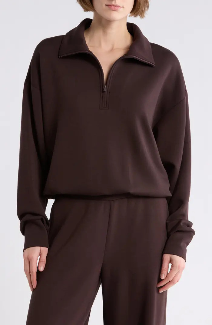 Whisper Knit Half Zip Sweatshirt | Nordstrom Rack