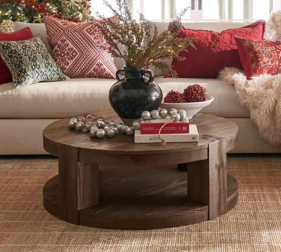 Palisades Round Coffee Table (44") | Pottery Barn (US)