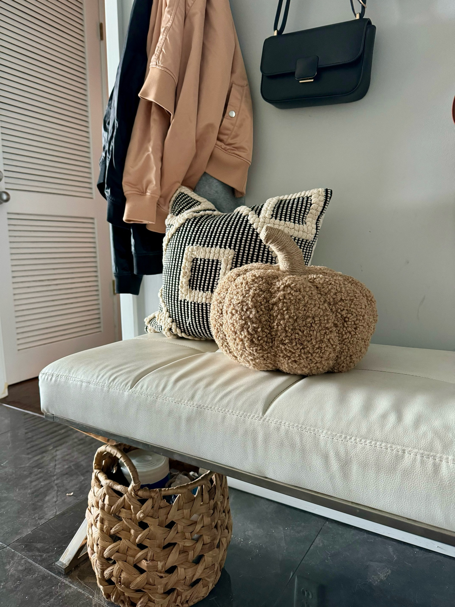 Neutral Fall decor from Target. $20 boucle Pumpkin pillow.

#LTKFindsUnder50 #LTKFallSale