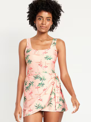 Side-Tie Swim Dress | Old Navy (US)