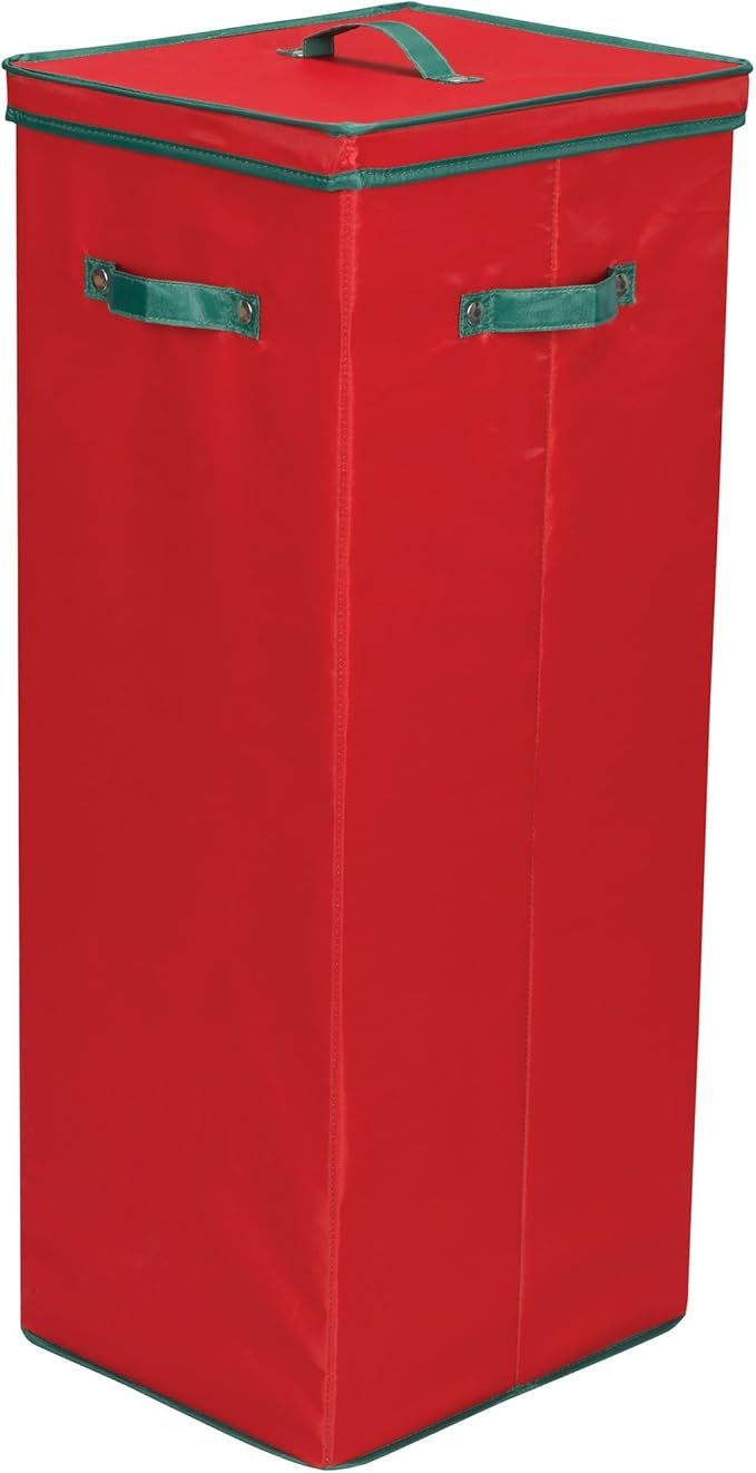 Household Essentials 580RED Wrapping Paper Storage Container | Holds up to 20 Rolls of Christmas ... | Amazon (US)
