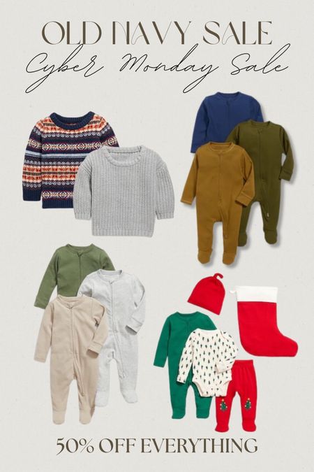 Old Navy Cyber Monday sale!! 50% off everything. Today only!! Also, how cute are these sweaters!!

#LTKHoliday #LTKCyberWeek #LTKGiftGuide
