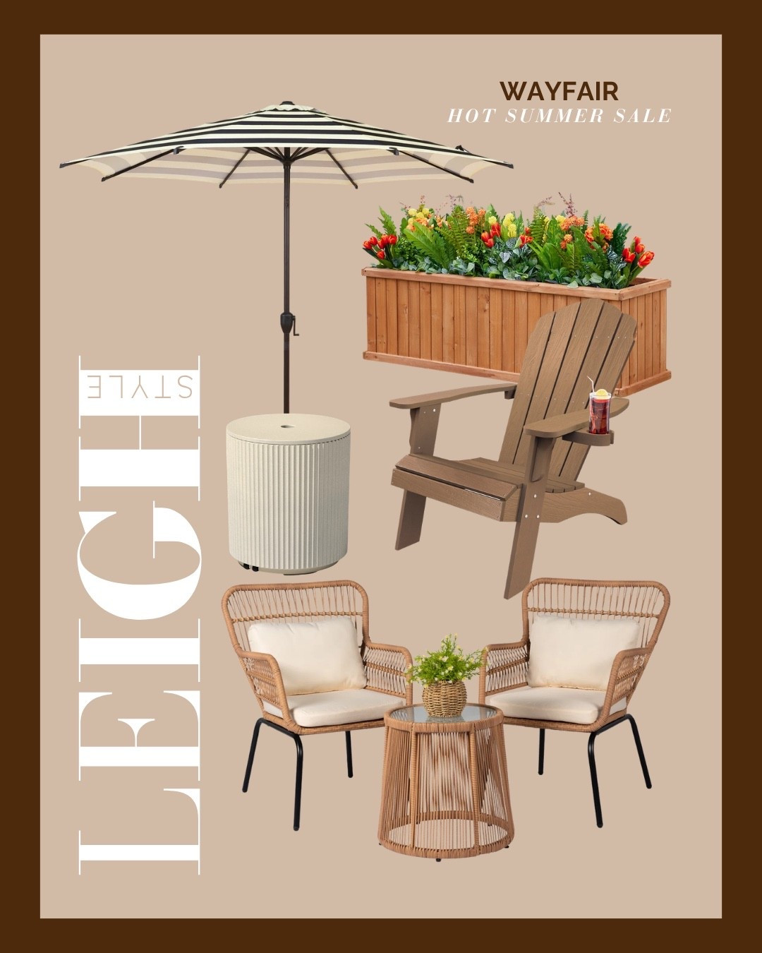 If you're setting up your outdoor space this summer, start here. Everything is from Wayfair's Hot Summer Sale.

#wayfair #wayfairsale #wayfairfinds #outdoorliving #patiodecor #outdoorfurniture #summerpatio #hotsummersale

#LTKHome #LTKSaleAlert