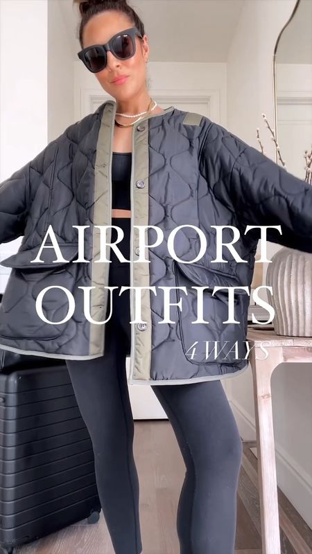 Four of my favorite comfort but look put together airport travel looks 🖤✈️

Airport outfits, travel outfit, Lucy’s Whims, loungewear 

#LTKSeasonal #LTKtravel #LTKstyletip