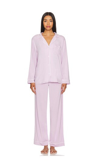 Gisele Long PJ Set in Lavender & Ivory | Revolve Clothing (Global)