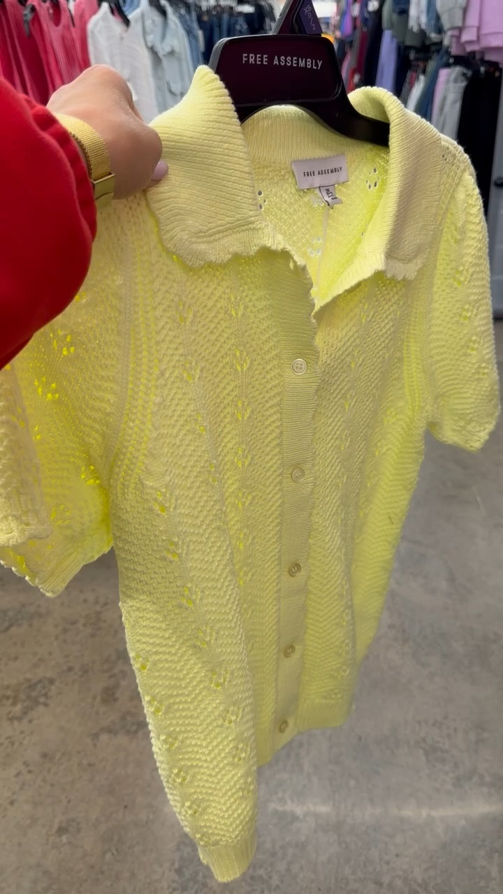 Such a sweet spring sweater 💛 The eyelet details and scalloped trim make this one feel so feminine!

I’m especially obsessed with this yellow color — it’s the prettiest shade for spring and adds the perfect bright, happy pop to your outfit. The sweater is lightweight enough for the season and would look so cute paired with denim shorts, white jeans, or even a skirt.

It also comes in other colors, but this yellow is definitely my favorite for spring. Such a beautiful, feminine piece that’s easy to dress up or keep casual for everyday wear. Wearing a size small for reference. Everything is linked here in my LTK 🤍

#ltkstyle #ltkunder50 #walmartfashion #walmartfinds #springstyle #affordablefashion #femininestyle #springoutfits

#LTKmomlife #LTKPetite #LTKOver40