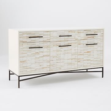 Wood Tiled Buffet | West Elm (US)