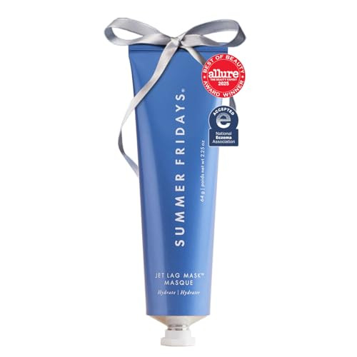 Summer Fridays Jet Lag Mask - Hydrating Face Moisturizer + Mask - Enriched with Hyaluronic Acid, Niacinamide, Glycerin + Antioxidants Helps Nourish Skin for a Renewed + Radiant Complexion (2.25 Oz) | Amazon (US)