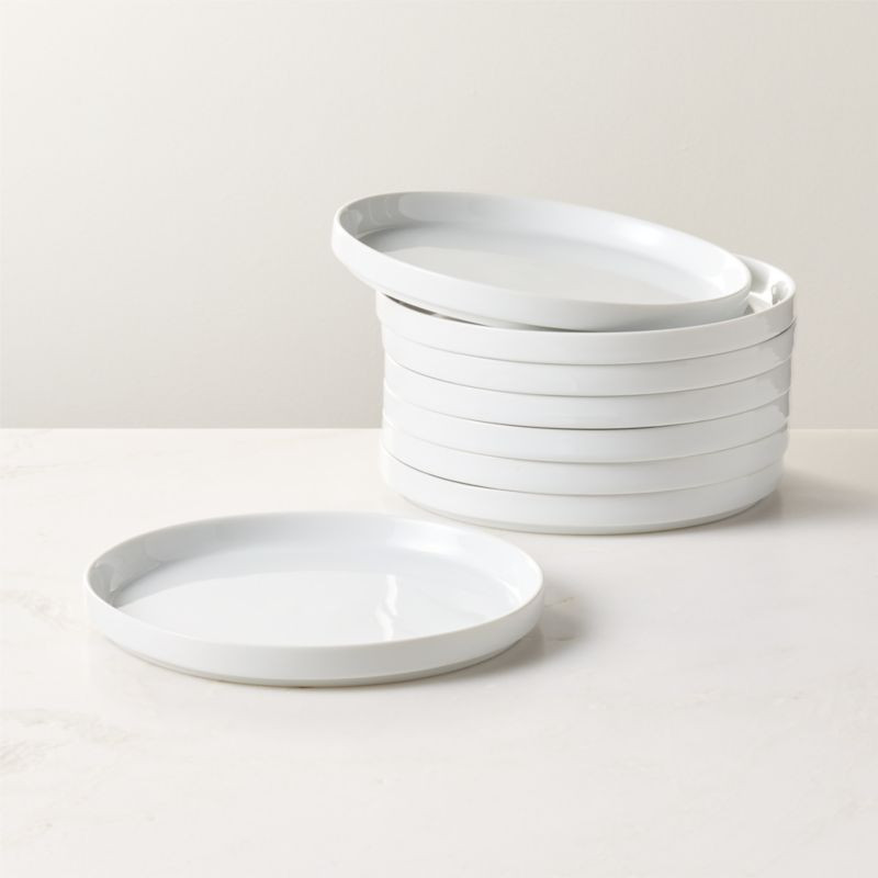 Frank White Salad Plates, Set of 8 + Reviews | CB2 | CB2
