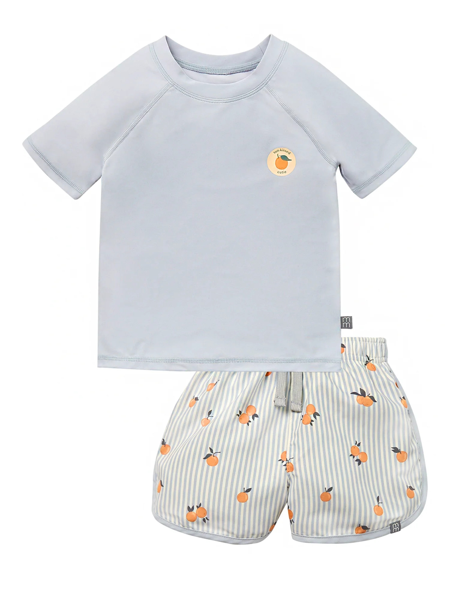 Modern Moments by Gerber Toddler Boy Short Sleeve Rash Guard and Trunk Set, 2-Piece, Sizes 12M - ... | Walmart (US)