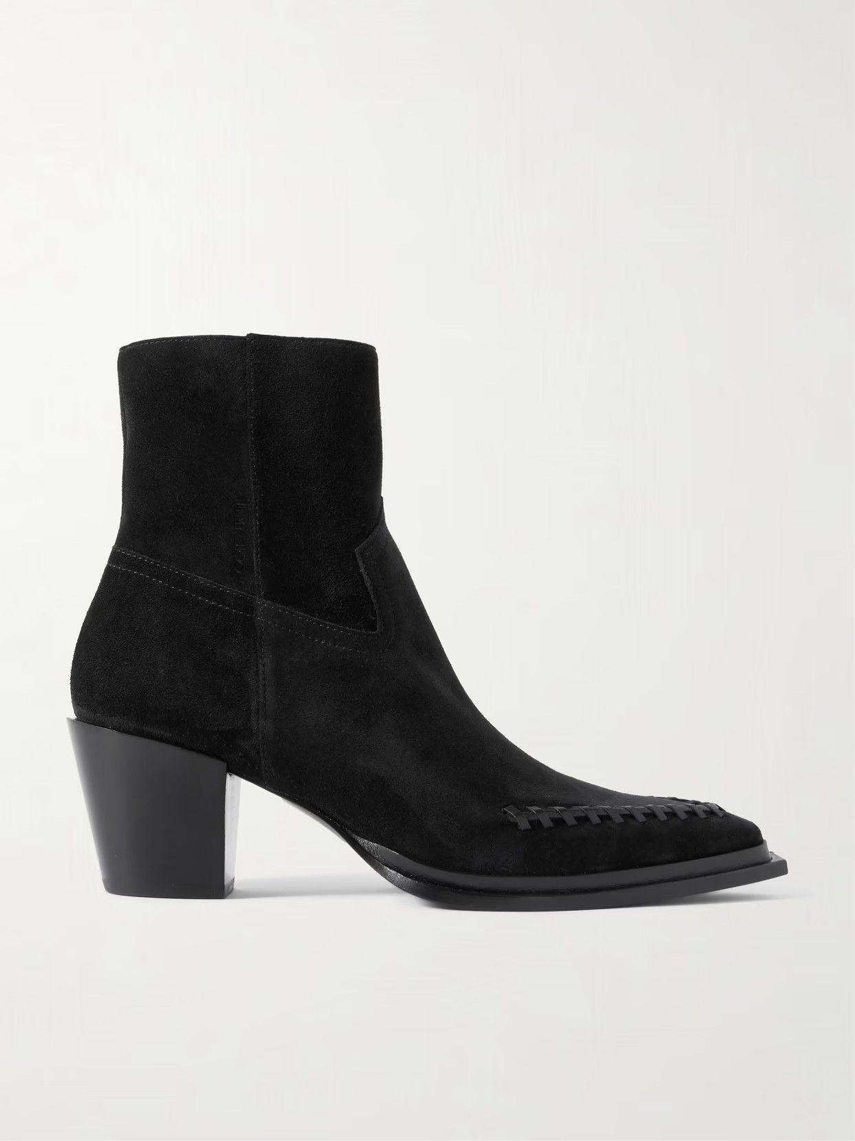 Jimmy Choo - Cece 60 Suede Ankle Boots - Black | NET-A-PORTER (UK & EU)