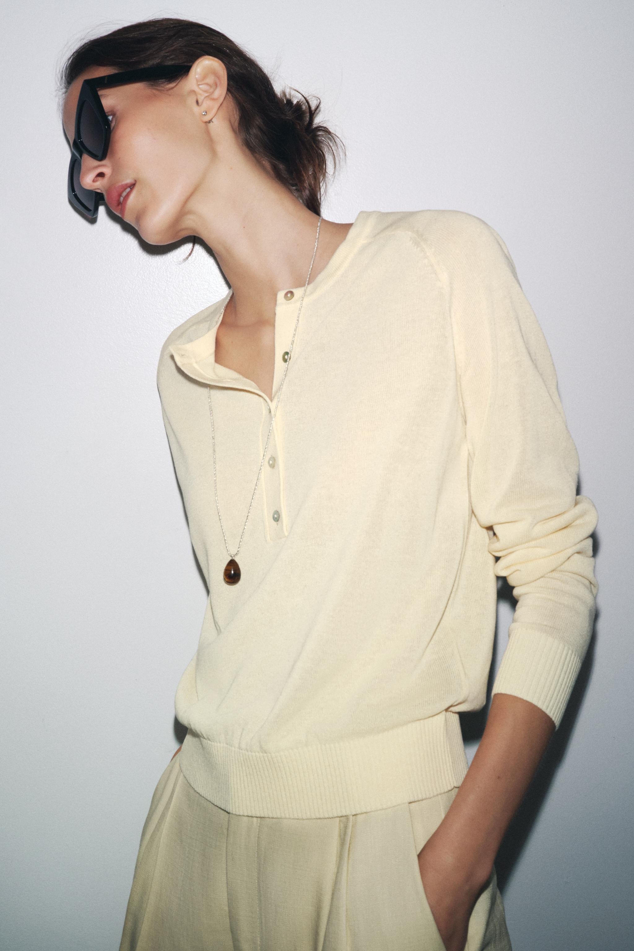 PLAIN KNIT SWEATER | Zara UK