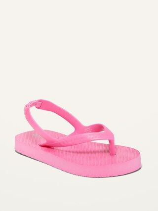 Unisex Solid Flip-Flops for Toddler | Old Navy (US)