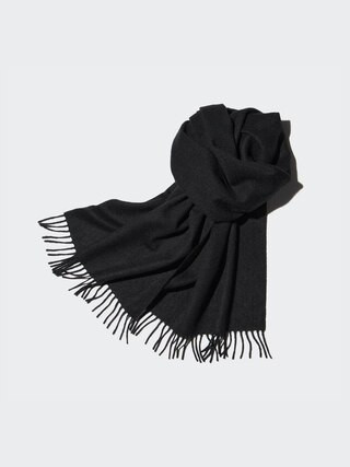 Cashmere Scarf Black One UNIQLO US | UNIQLO (US)
