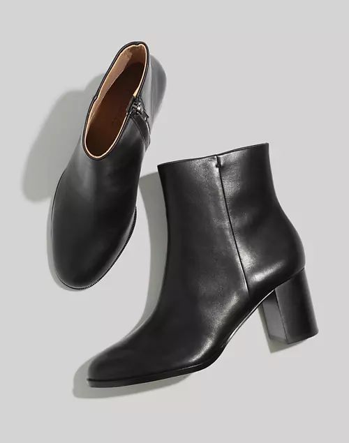 The Mira Side-Seam Ankle Boot in Leather | Madewell