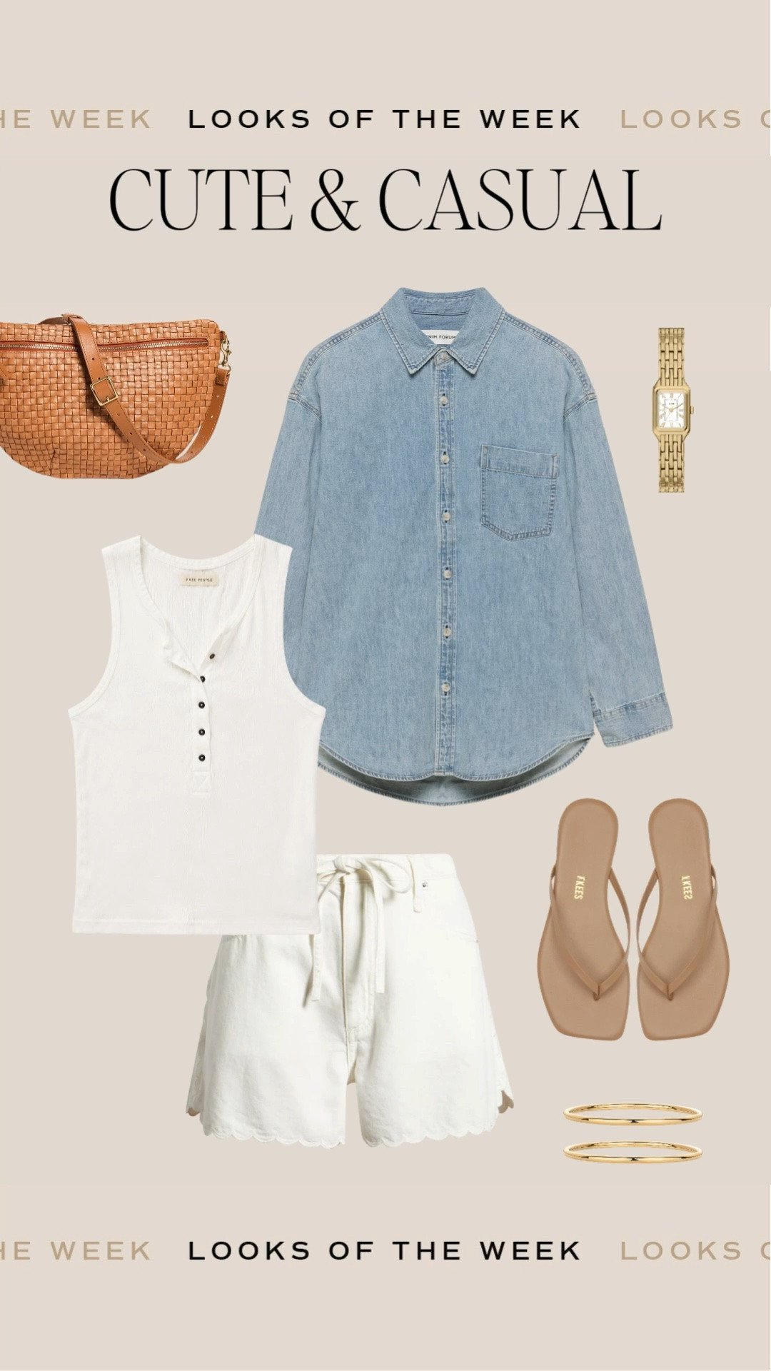 Casual summer outfit. I'm wearing size xs in bottoms and smalls on tops

#LTKsummer