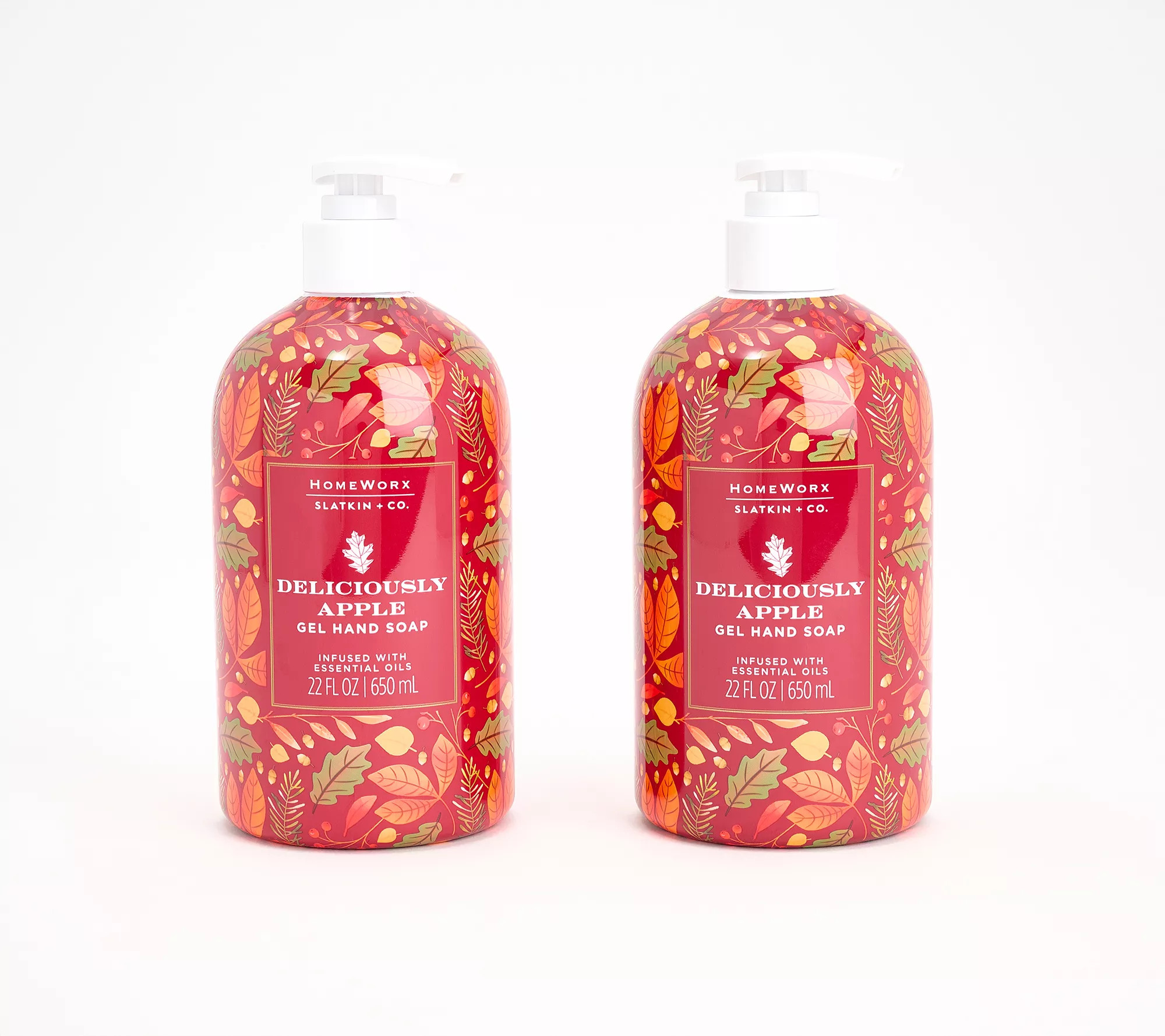 HomeWorx by Slatkin + Co. S/2 22oz Autumn Party Hand Soaps | QVC