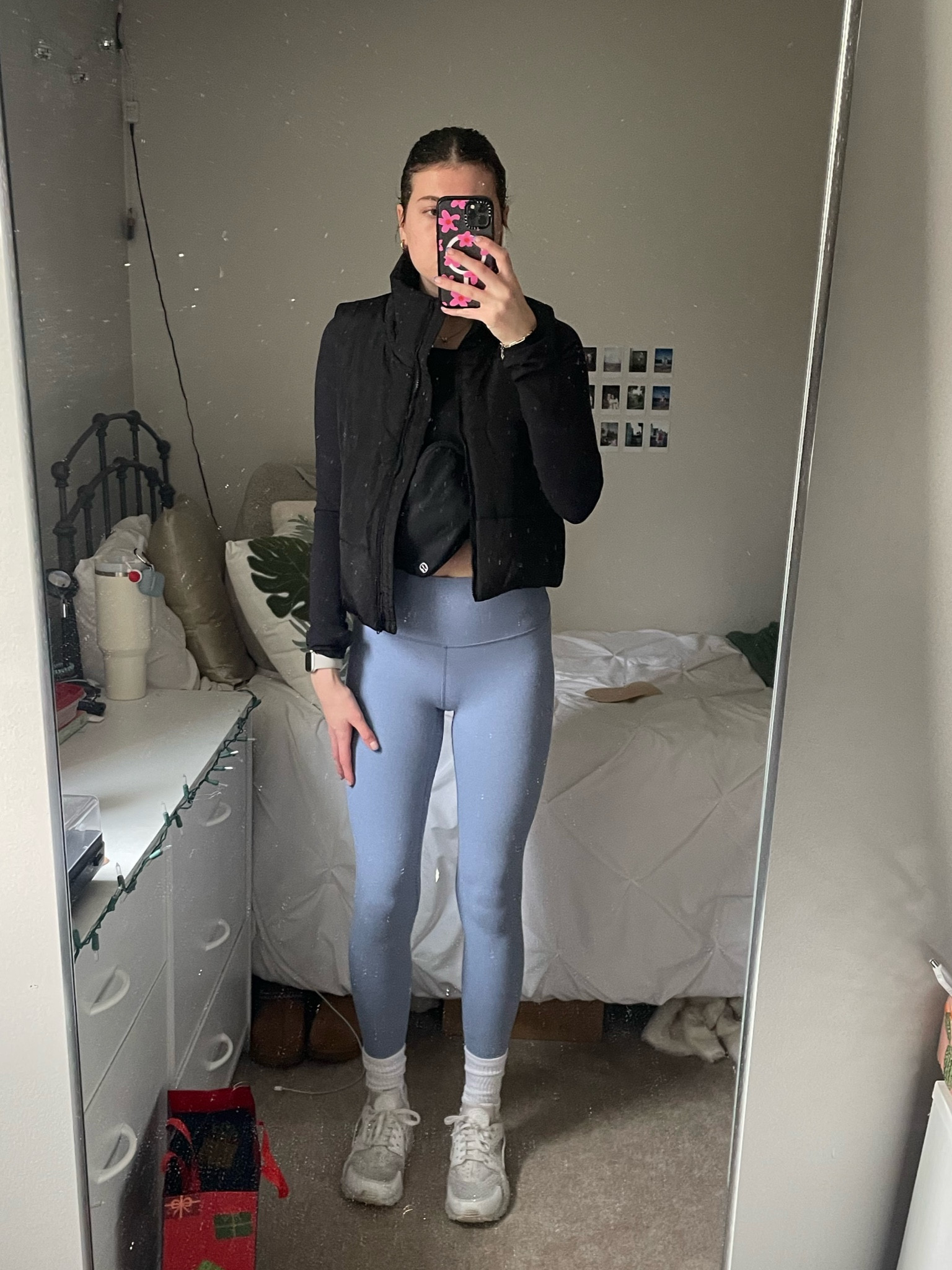 size 4 in leggings
size 2 top
size 9 shoes
vest from amazon linked on my storefront in my linktree for exact one

#LTKfitness #LTKGiftGuide #LTKsalealert
