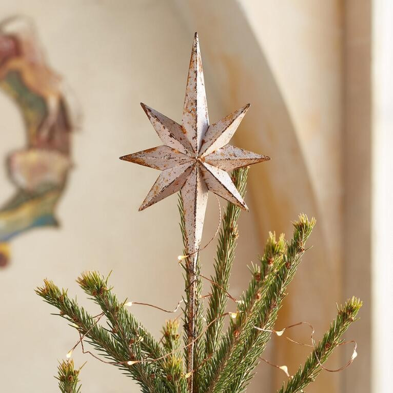 star of wonder blush tree topper | Sundance Catalog