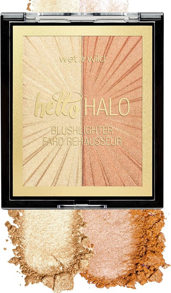 wet n wild MegaGlo Blushlighter, Blendable Blush & Highlighter Set, Shimmery Metallic Finish, I M... | Amazon (US)