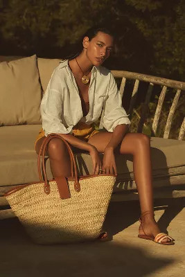 LSPACE Alfie Straw Tote | Anthropologie (US)