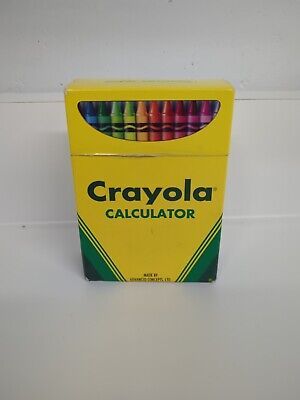 Crayola Calculator Advanced Concept  Math Fun Crayons Vintage 1994 Not Working  | eBay | eBay US