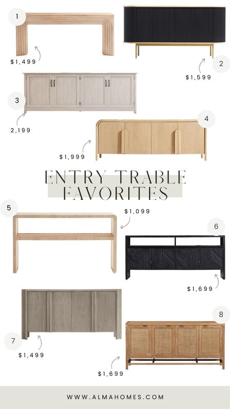 Our favorite entry way tables! If you’re looking to spruce up your entry way, try adding one of these chic options with your favorite decor! 

#LTKhome #LTKfamily #LTKFind