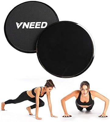 【2020 Update】 Core Exercise Sliders (Set of 2), Smooth Gliders Dual-Sided Design, Use on Hard... | Amazon (US)