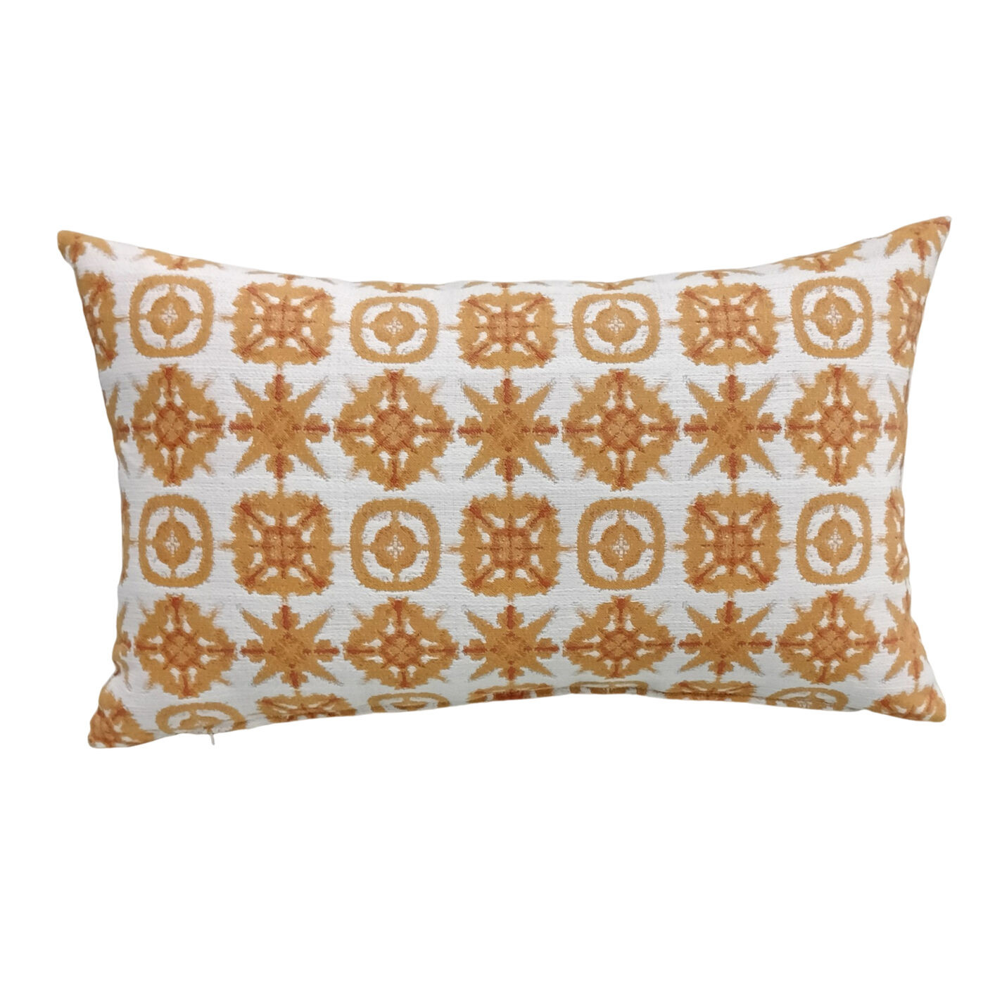 Thalia Orange Tile Indoor Outdoor Throw Pillow 2 Piece Set | World Market