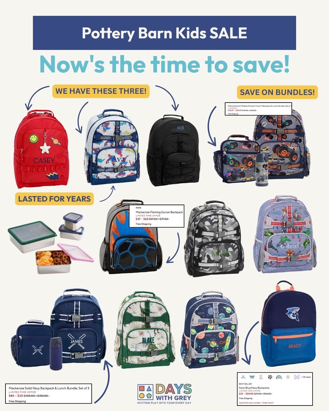 Pottery Barn Kids is having their back to school event and the backpacks are on sale! If you have been waiting to try them out, now is definitely the time! 

#LTKSeasonal #LTKKids #LTKItBag