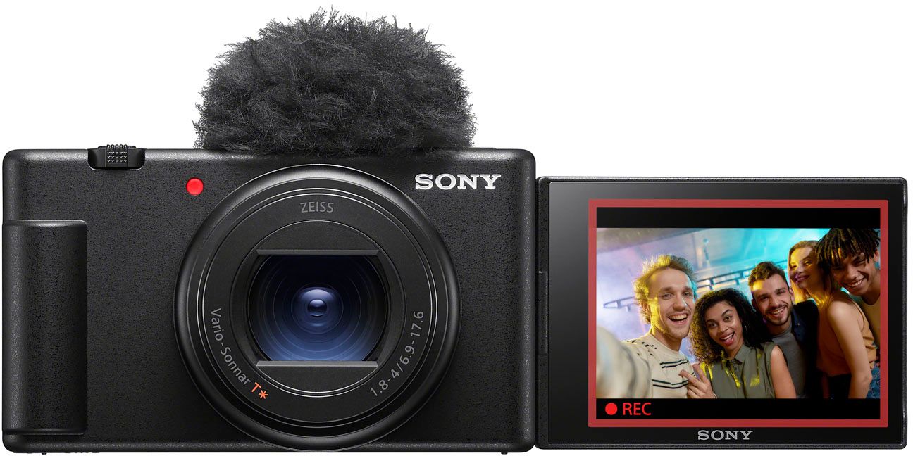 Sony ZV1 II 20.1-Megapixel Digital Camera for Content Creators and Vloggers Black ZV1M2/B - Best ... | Best Buy U.S.