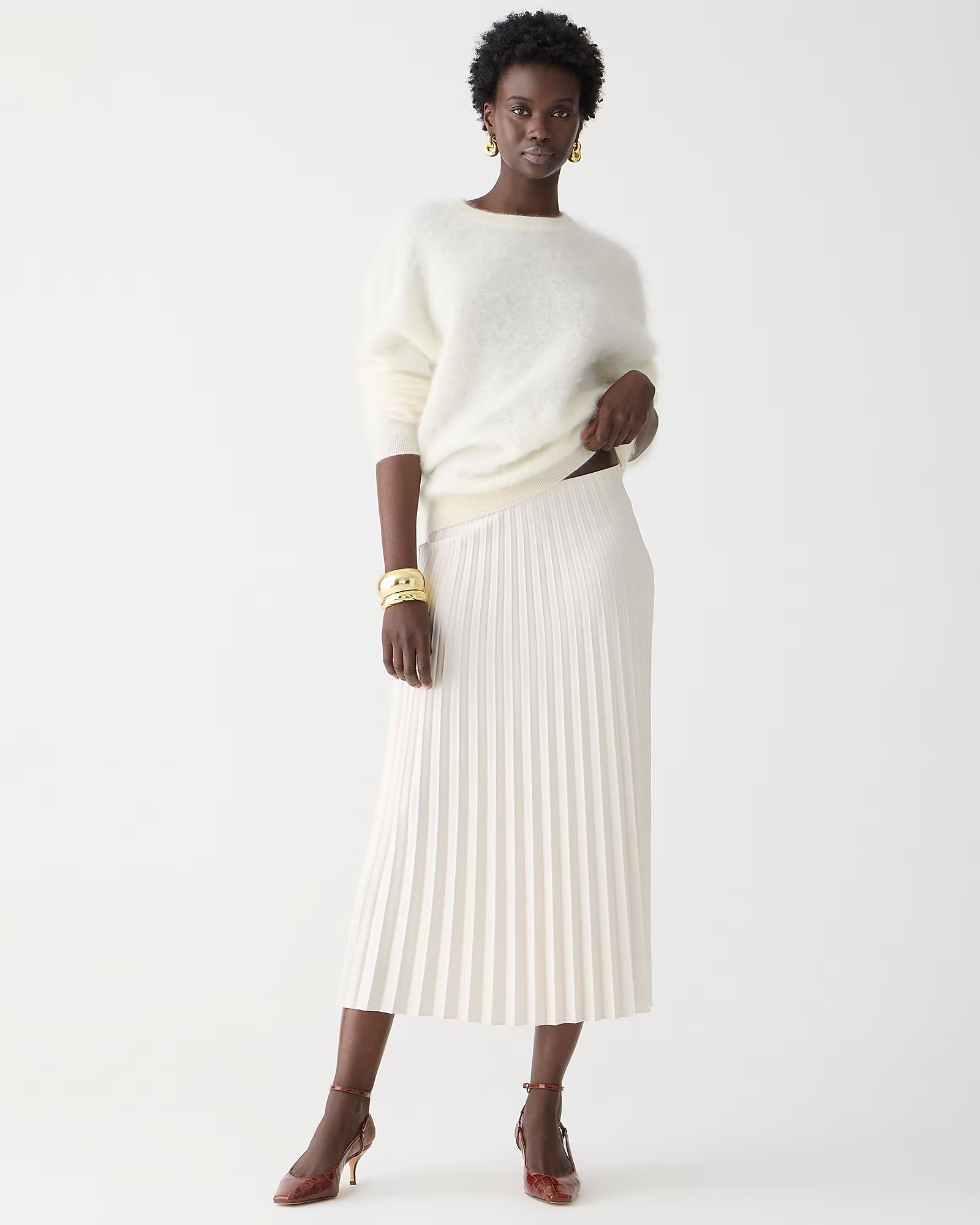 Gwyneth pleated slip skirt | J. Crew US