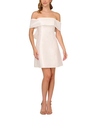 Adrianna Papell Women's Mikado Bow-Back Cocktail Dress - Macy's | Macy's