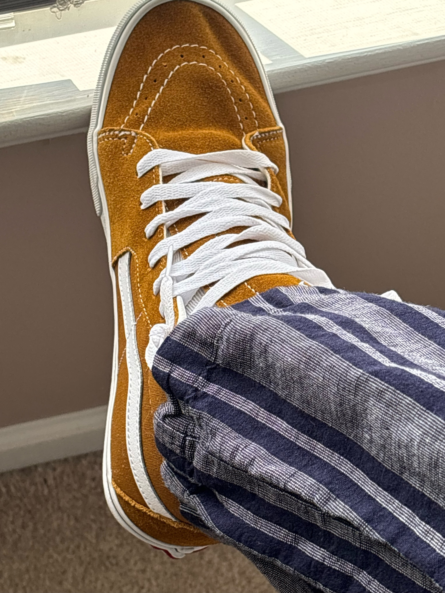 Something about these mustard yellow sneakers. They just seem to go with all my outfits lately. 

casual outfit, sneaker outfits, old skool vans, high top sneakers, mom outfit 

 #LTKootd #LTKmomlife #LTKFindsUnder100