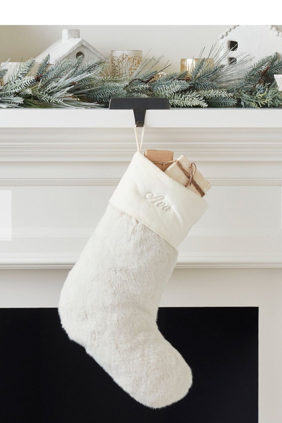 Faux fur alpaca stocking from Pottery Barn for family stockings

#LTKFindsUnder50 #LTKHoliday #LTKSeasonal