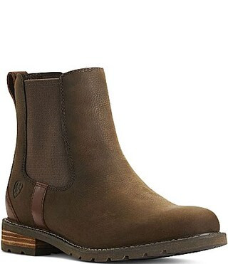 Ariat Women's Wexford Waterproof Leather Lug Sole Chelsea Booties - 10 | Dillard's