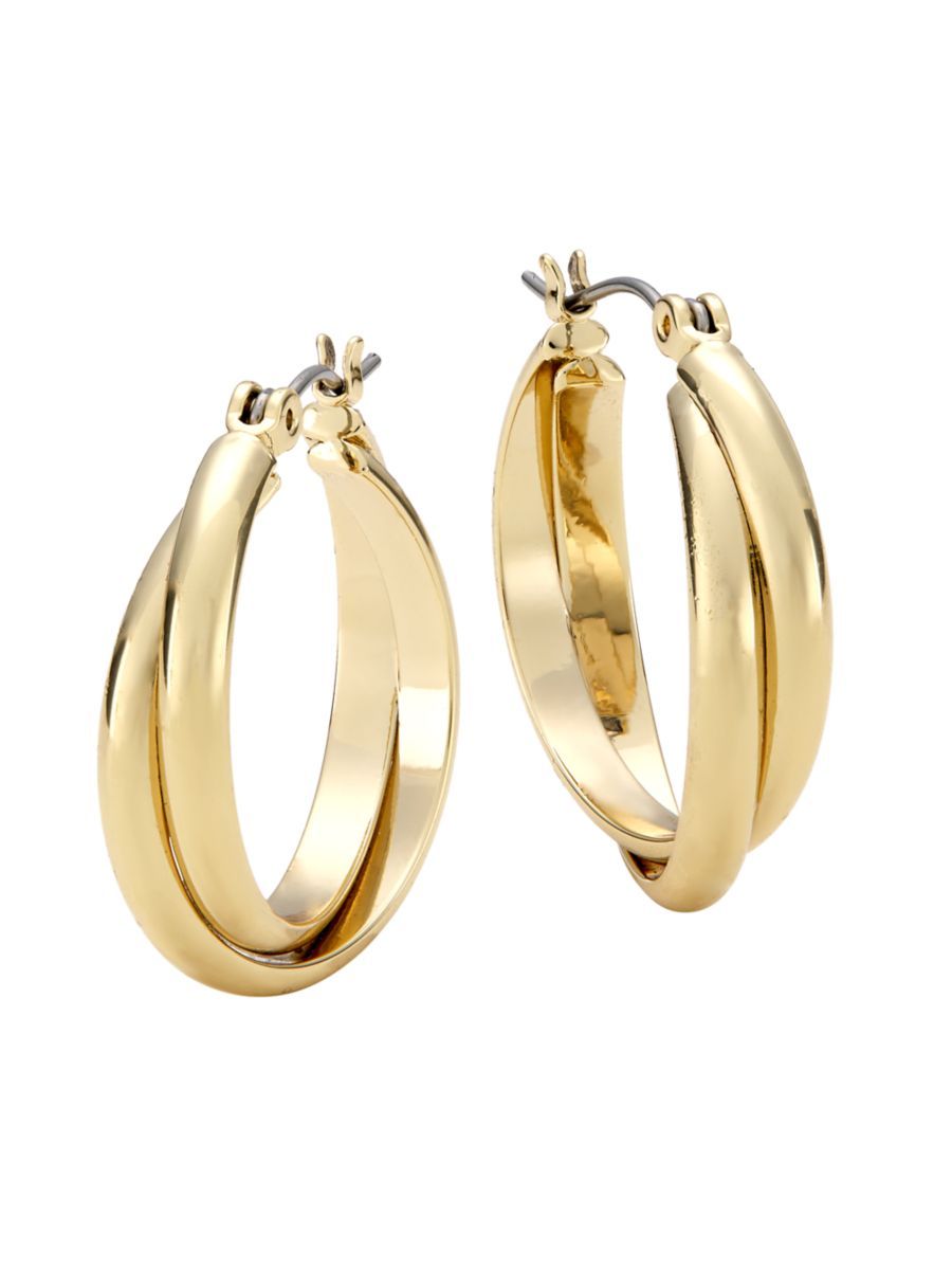 Shashi Vera 14K Gold Vermeil Hoop Earrings | Saks Fifth Avenue