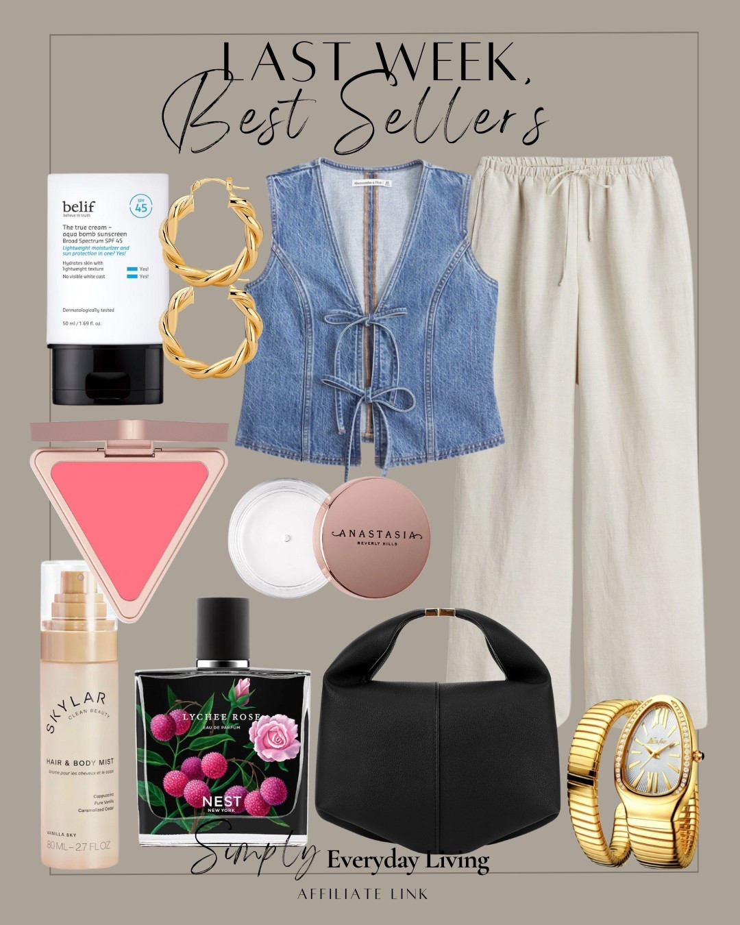 Last week best sellers 