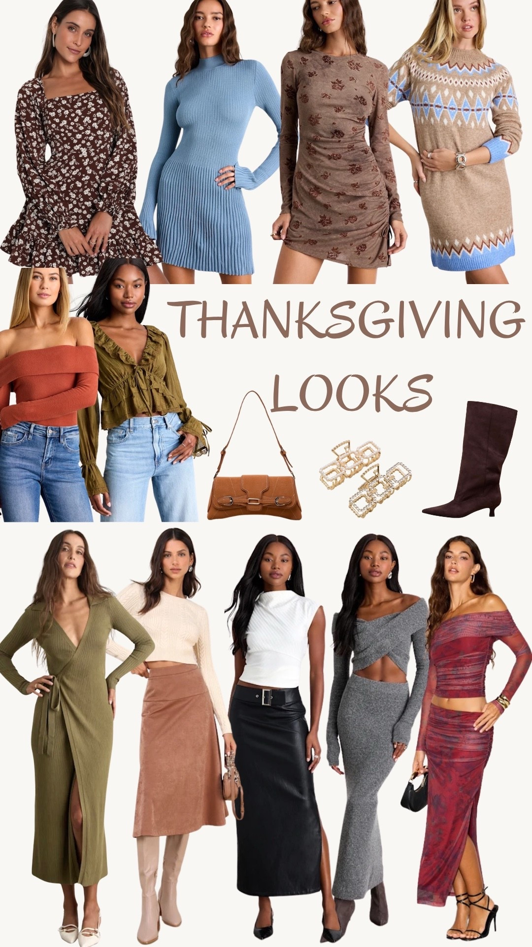 Thanksgiving looks from Lulus

#lulus #fall #country #festival #boots #jacket #coat #sweater #dress #boots #denim #jeans #leather #brownsuede #espressobrown #polkadot #burgundycoat #butteryellowsweater #thanksgiving #photos #familyphotos #holidays #gift #giftguide

#LTKCyberWeek #LTKHoliday #LTKGiftGuide