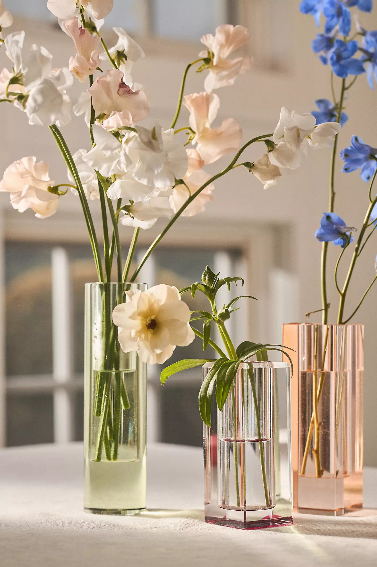 Cut Glass Stem Vase | Anthropologie (US)