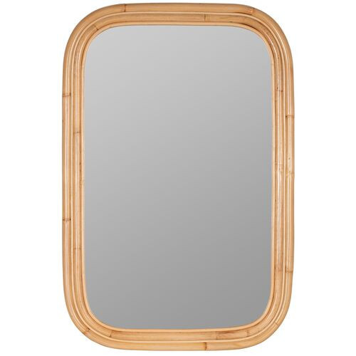 Brynn Wall Mirror - Natural Bamboo | Dressing Mirror, Vanity Mirror - Functional, Aesthetic | One Kings Lane