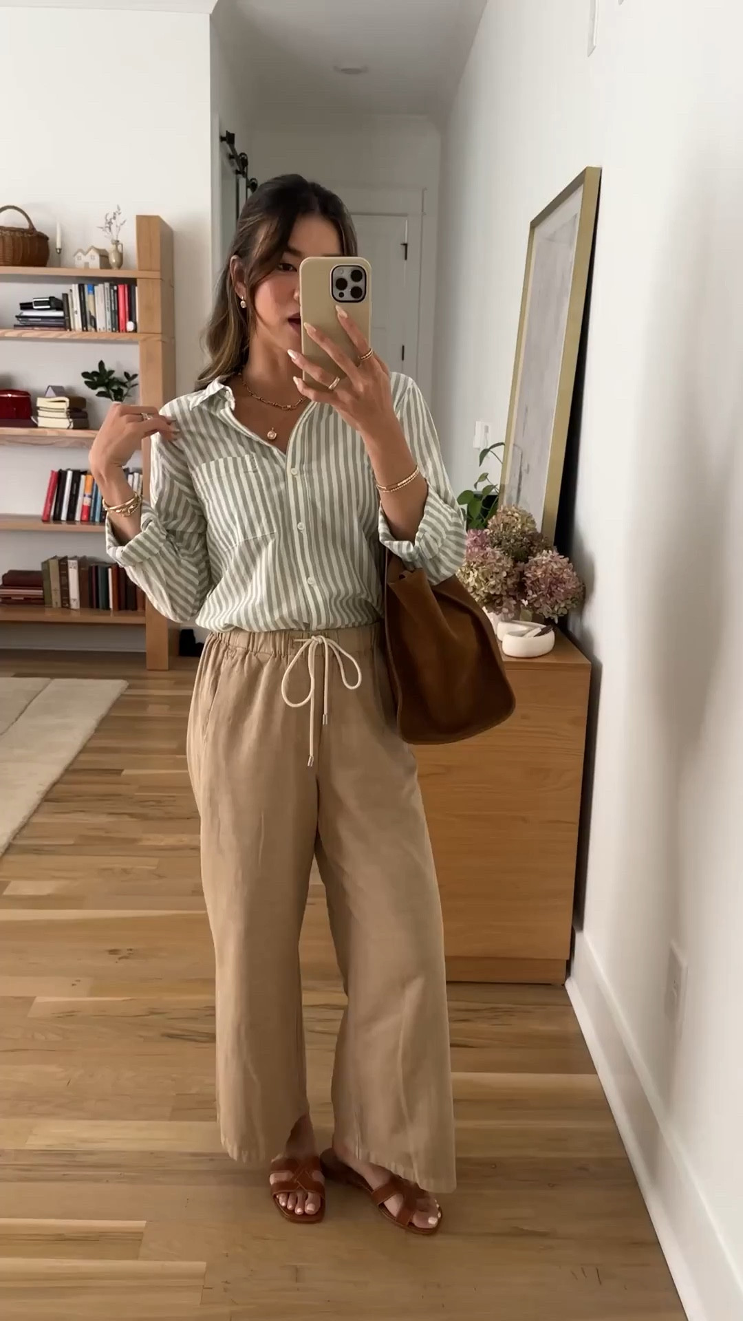 The perfect lightweight button up from @Target! A summer staple for the beach. 

Sizing info:
Target Long Sleeve Relaxed Fit Collared Button-Down Shirt - Size Small in Green Striped
Target High Rise Regular Fit Ankle Pull On Pants - Size XS in Tan 

Petite style, petite fashion, mom outfit, mom style, petite pants, petite outfit ideas, petite outfits, best pants for petite, petite button down, spring style, spring outfits, beach outfits, vacation outfits, target pants, target button down, work outfit, summer blouse,  

 

#LTKPetite #LTKootd #LTKSeasonal