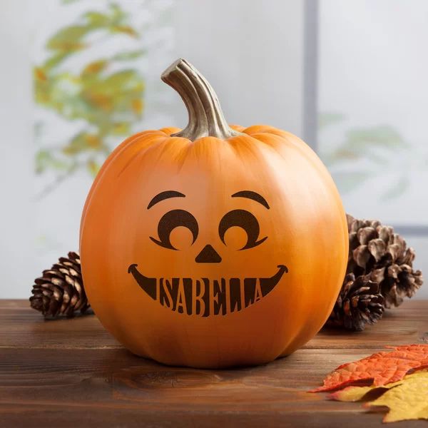 Personalized Pumpkin Face | Wayfair North America